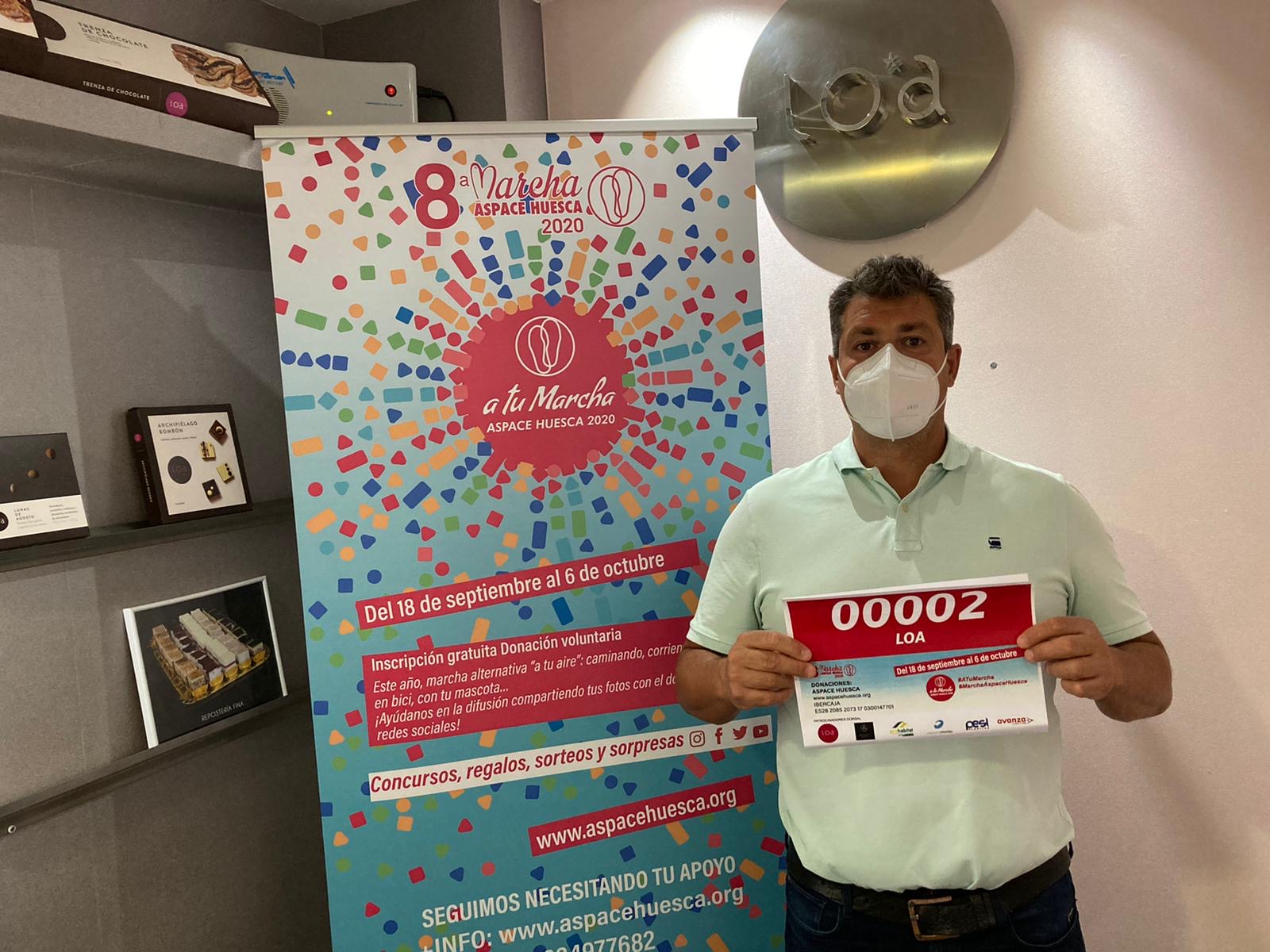 LOA Patrocinadores dorsal Marcha Aspace Huesca 2020