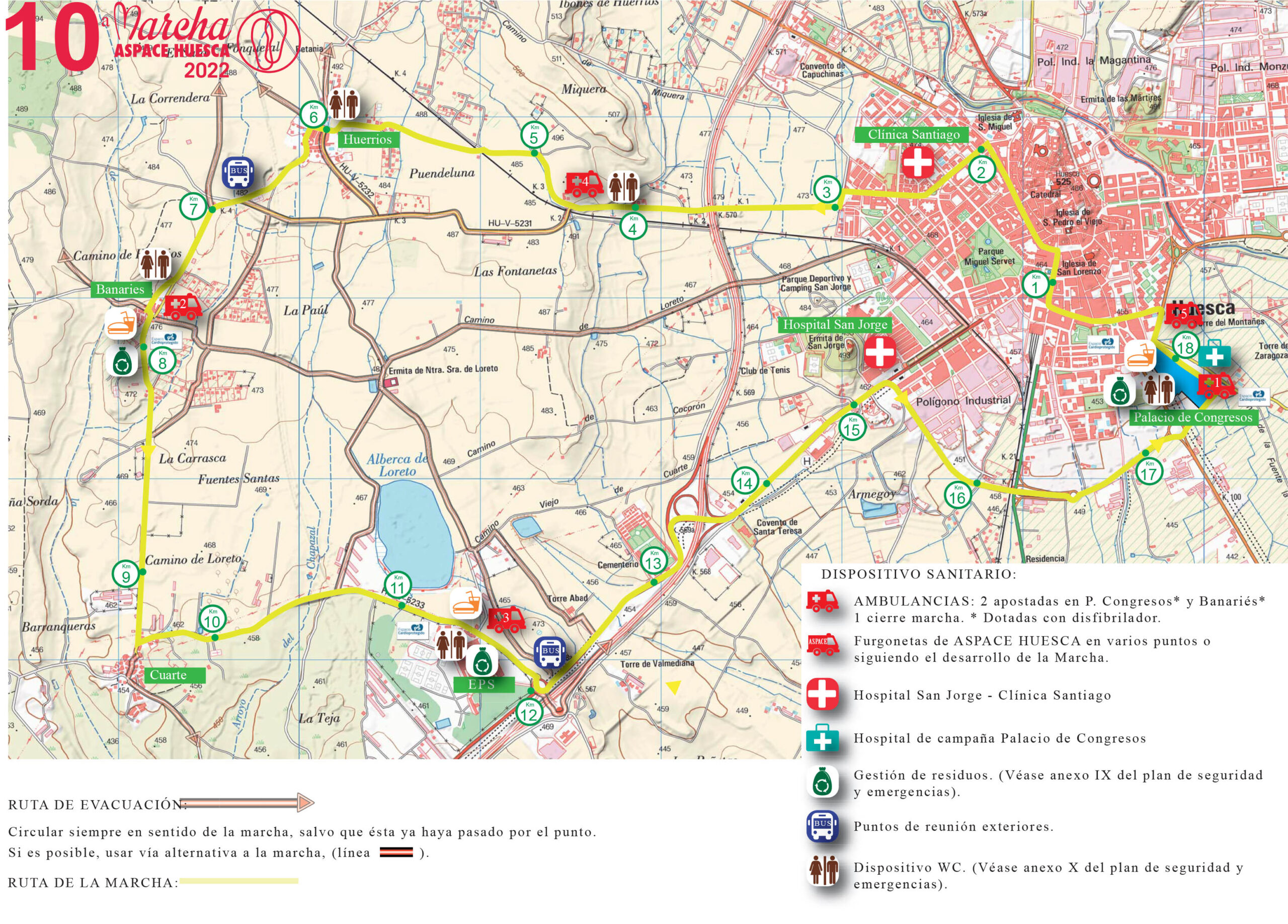 Plano Marcha Aspace Huesca 2022